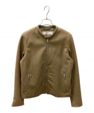 JOURNAL STANDARD レザーシングルライダース　ブラウンSサイズ 中古・古着通販】JOURNAL STANDARD (ジャーナルスタンダード