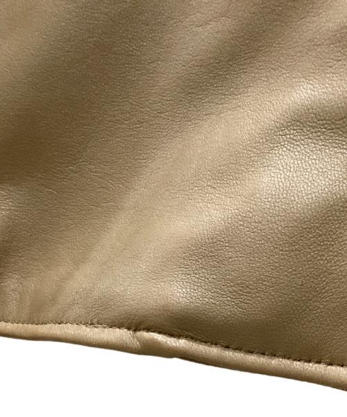JOURNAL STANDARD（ジャーナルスタンダード）JOURNAL STANDARD (ジャーナルスタンダード) シープレザーシングルライダースブルゾン ブラウン サイズ:Mの古着・服飾アイテム