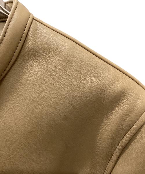 JOURNAL STANDARD（ジャーナルスタンダード）JOURNAL STANDARD (ジャーナルスタンダード) シープレザーシングルライダースブルゾン ブラウン サイズ:Mの古着・服飾アイテム