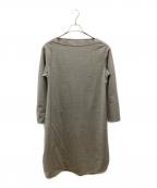 GALERIE VIEギャルリーヴィー）の古着「ウールストレッチ  ボートネックワンピース」｜グレー