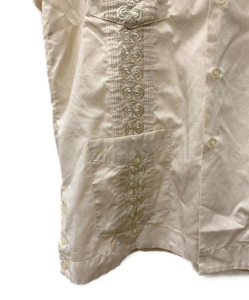 Guayabera（グアヤベラ）Guayabera (グアヤベラ) キューバシャツ ベージュ サイズ:Lの古着・服飾アイテム