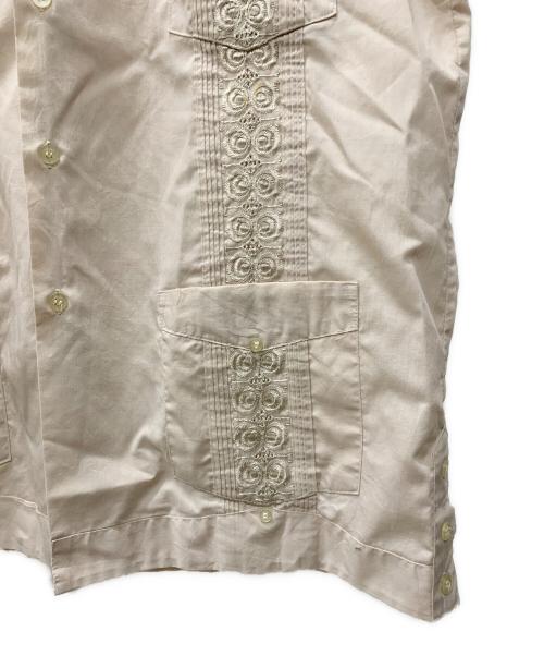 Guayabera（グアヤベラ）Guayabera (グアヤベラ) キューバシャツ ベージュ サイズ:Lの古着・服飾アイテム