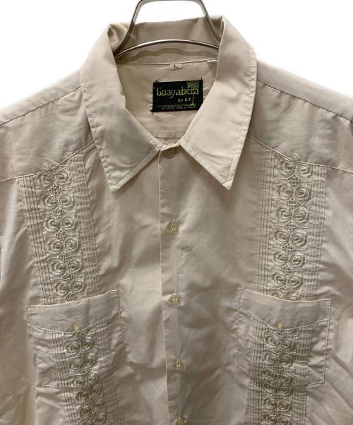 Guayabera（グアヤベラ）Guayabera (グアヤベラ) キューバシャツ ベージュ サイズ:Lの古着・服飾アイテム