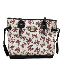 DOONEY&BOURKE×DISNEY（ドゥーニーアンドバーク×ディズニー）の古着「ミニーリボン柄トートバッグ」