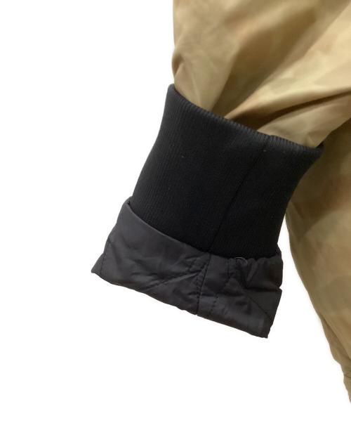 stussy（ステューシー）stussy (ステューシー) リバーシブルフライトジャケット ベージュ×ブラック サイズ:不明の古着・服飾アイテム