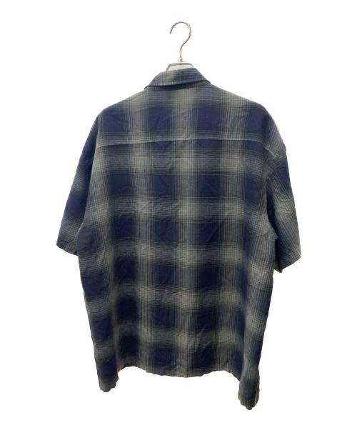CalTop（キャルトップ）CalTop (キャルトップ) オンブレチェックシャツ ブラック サイズ:不明の古着・服飾アイテム