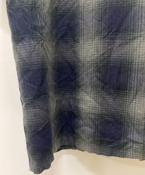 CalTop（キャルトップ）CalTop (キャルトップ) オンブレチェックシャツ ブラック サイズ:不明の古着・服飾アイテム