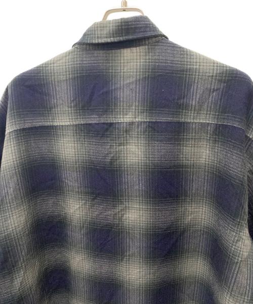 CalTop（キャルトップ）CalTop (キャルトップ) オンブレチェックシャツ ブラック サイズ:不明の古着・服飾アイテム