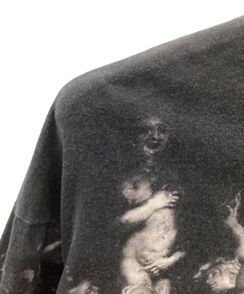 LAD MUSICIAN（ラッドミュージシャン）LAD MUSICIAN (ラッドミュージシャン) 19SS SUPER BIG T-SHIRT 14/1 T-CLOTH INKJET ANGELS  ブラック サイズ:記載なしの古着・服飾アイテム