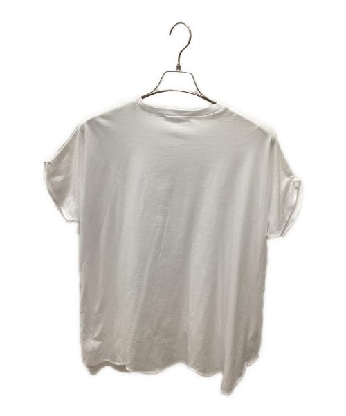 ENFOLD（エンフォルド）ENFOLD (エンフォルド) SCALLOP WIDE T-SHIRT ホワイト サイズ:38の古着・服飾アイテム