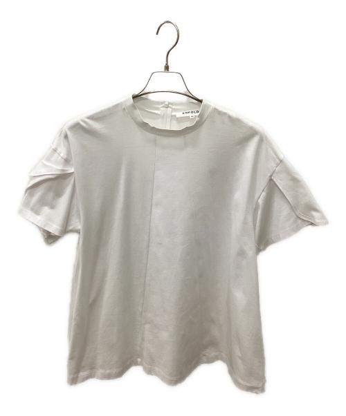 ENFOLD（エンフォルド）ENFOLD (エンフォルド) UPPER-ARM HIDDEN T-SHIRT ホワイト サイズ:38の古着・服飾アイテム