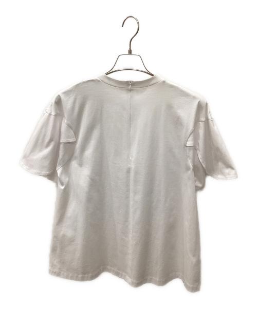 ENFOLD（エンフォルド）ENFOLD (エンフォルド) UPPER-ARM HIDDEN T-SHIRT ホワイト サイズ:38の古着・服飾アイテム