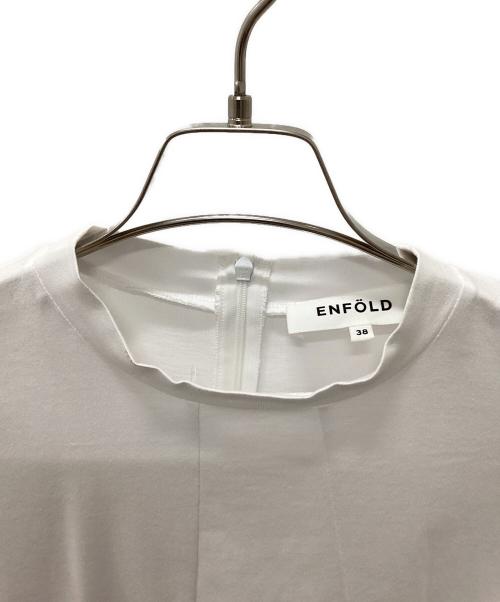 ENFOLD（エンフォルド）ENFOLD (エンフォルド) UPPER-ARM HIDDEN T-SHIRT ホワイト サイズ:38の古着・服飾アイテム