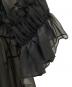 中古・古着 ENFOLD (エンフォルド) MELTY ORGANDY DECORATIVE DRESS ブラック サイズ:36：22000円
