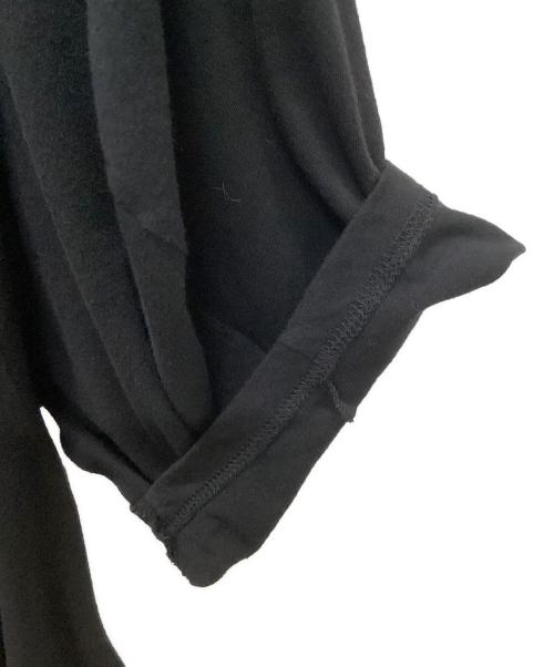 ENFOLD（エンフォルド）ENFOLD (エンフォルド) SOLID-WAVE DRESS ブラック サイズ:Sの古着・服飾アイテム