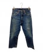 EVISUエヴィス）の古着「初期 旧タブ 手書きカモメデニムパンツ」｜インディゴ