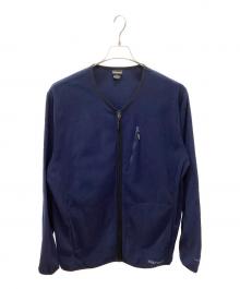 MARMOT（マーモット）の古着「LIGHT DULUTH FLEECE CARDIGAN」｜ネイビー