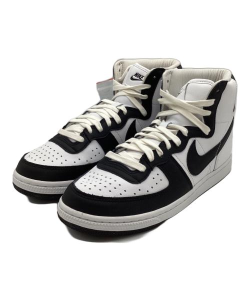 NIKE（ナイキ）NIKE (ナイキ) COMME des GARCONS HOMME PLUS (コムデギャルソンオムプリュス) TERMINATOR HIGH SP ホワイト×ブラック サイズ:26cmの古着・服飾アイテム