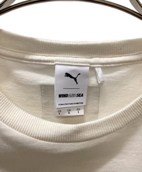 WIND AND SEA（ウィンダンシー）WIND AND SEA (ウィンダンシー) PUMA (プーマ) Tシャツ アイボリー サイズ:Lの古着・服飾アイテム