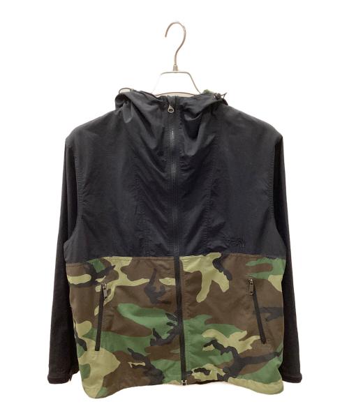 THE NORTH FACE（ザ ノース フェイス）THE NORTH FACE (ザ ノース フェイス) Novelty Compact Jacket オリーブ×ブラック サイズ:Sの古着・服飾アイテム