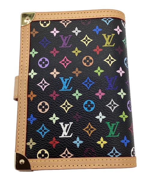 LOUIS VUITTON（ルイ ヴィトン）LOUIS VUITTON (ルイ ヴィトン) 手帳カバー ブラック×マルチカラーの古着・服飾アイテム
