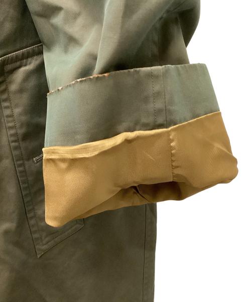 Burberry's（バーバリーズ）Burberry's (バーバリーズ) 80sステンカラーコート オリーブ サイズ:胸囲94の古着・服飾アイテム