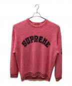 SUPREMEシュプリーム）の古着「Textured Arc Sweater」｜ピンク