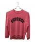 SUPREME（シュプリーム）の古着「Textured Arc Sweater」｜ピンク
