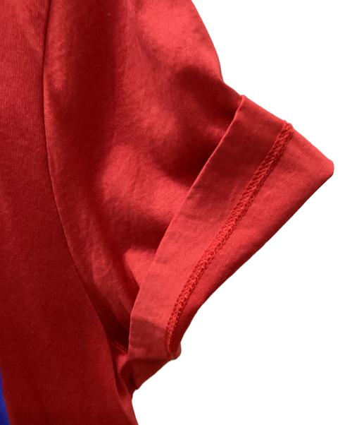 MONCLER（モンクレール）MONCLER (モンクレール) MAGLIA T-SHIRT レッド×ブルー サイズ:Lの古着・服飾アイテム