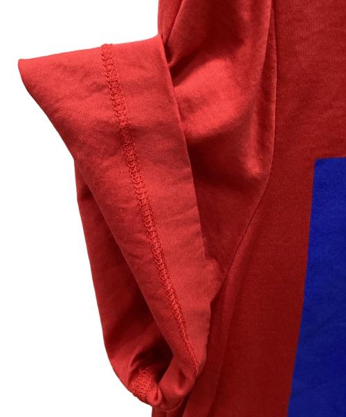 MONCLER（モンクレール）MONCLER (モンクレール) MAGLIA T-SHIRT レッド×ブルー サイズ:Lの古着・服飾アイテム