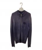 DIESELディーゼル）の古着「K-KEMTUCKY ZIP ドライバーズニット」｜パープル