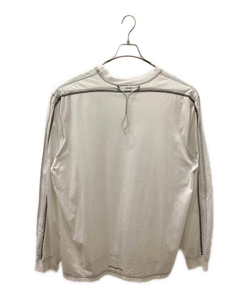 VEIN（ヴェイン）VEIN (ヴェイン) SUEDED CO JERSEY VESSEL L/S TEE ホワイト サイズ:3の古着・服飾アイテム