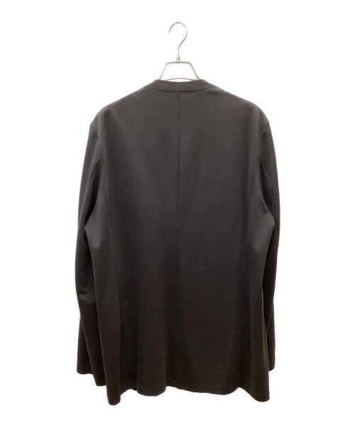 ATTACHMENT（アタッチメント）ATTACHMENT (アタッチメント) COTTON DOUBLE FACE COLLARLESS CARDIGAN ダークグレー サイズ:3の古着・服飾アイテム