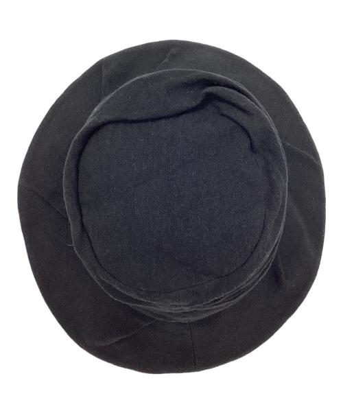 Y's（ワイズ）Y's (ワイズ) WASHED LINEN TWISTED CROCHET ブラックの古着・服飾アイテム