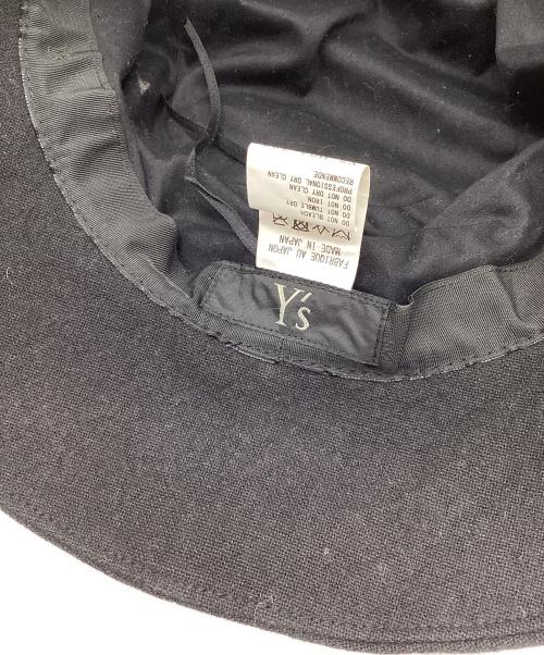 Y's（ワイズ）Y's (ワイズ) WASHED LINEN TWISTED CROCHET ブラックの古着・服飾アイテム