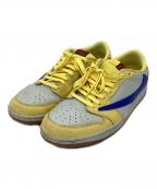 NIKE×Travis Scottナイキ×トラヴィススコット）の古着「WMNS AIR JORDAN 1 LOW OG ELKINS」｜CANARY/RACER BLUE-LI