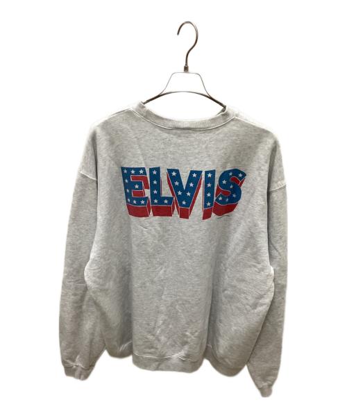 JOURNAL STANDARD relume（ジャーナルスタンダード レリューム）JOURNAL STANDARD relume (ジャーナルスタンダード レリューム) 別注 Elvis Presley フェードスウェット グレー サイズ:Lの古着・服飾アイテム