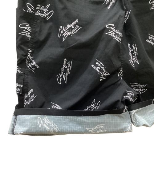 CHALLENGER（チャレンジャー）CHALLENGER (チャレンジャー) MULTI SIGNATURE CARGO SHORTS -Black- ブラック サイズ:XLの古着・服飾アイテム