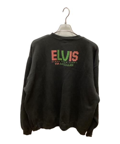 JOURNAL STANDARD relume（ジャーナルスタンダード レリューム）JOURNAL STANDARD relume (ジャーナルスタンダード レリューム) 別注Elvis Presley フェードスウェット ブラック サイズ:Lの古着・服飾アイテム