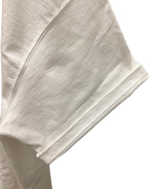 JIL SANDER（ジルサンダー）JIL SANDER (ジルサンダー) ボトルネックオーバーサイズTEE ホワイト×ブラック サイズ:Ｍの古着・服飾アイテム