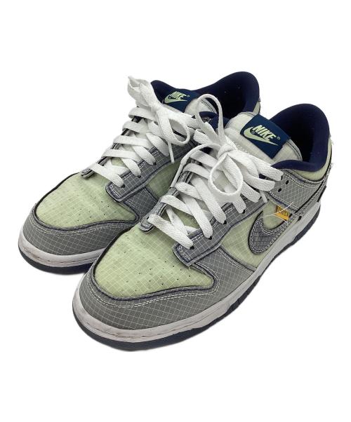 NIKE（ナイキ）NIKE (ナイキ) UNION (ユニオン) Dunk Low Pistachio 黄緑×シルバー サイズ:26cmの古着・服飾アイテム