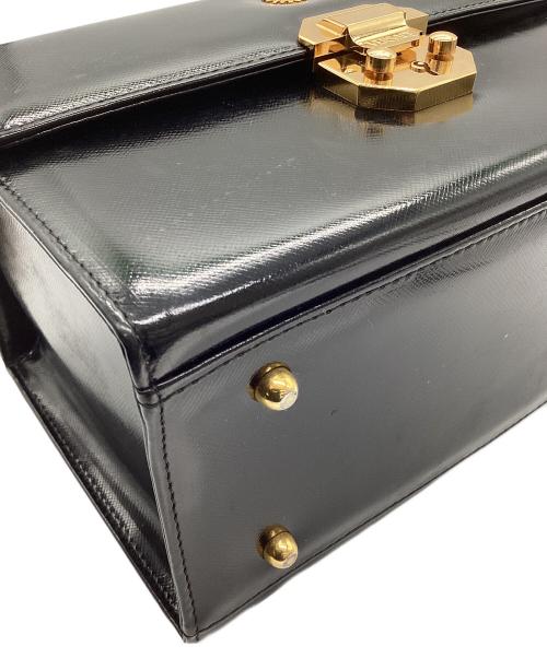 GIANNI VERSACE（ジャンニ・ヴェルサーチ）GIANNI VERSACE (ジャンニ・ヴェルサーチ) バニティバッグ ブラックの古着・服飾アイテム