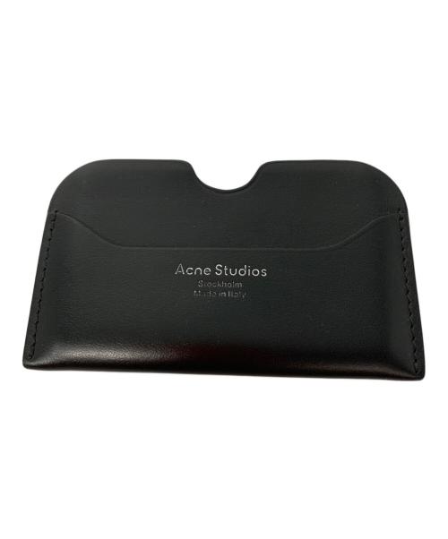 Acne studios（アクネ ストゥディオズ）ACNE STUDIOS (アクネ ストゥディオズ) レザーカードケースψ ブラックの古着・服飾アイテム
