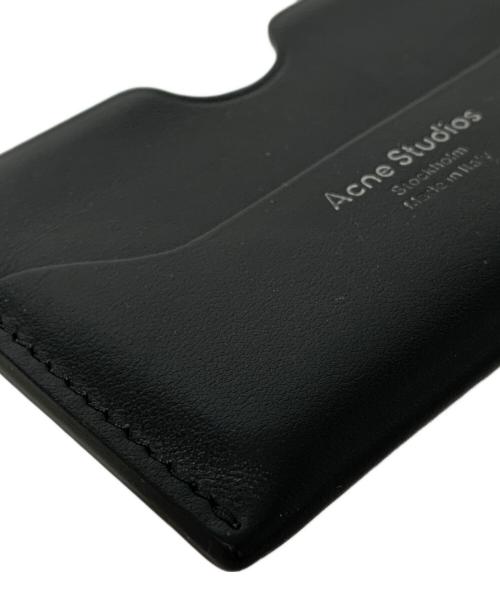 Acne studios（アクネ ストゥディオズ）ACNE STUDIOS (アクネ ストゥディオズ) レザーカードケースψ ブラックの古着・服飾アイテム