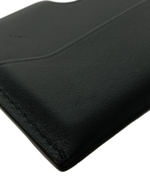 Acne studios（アクネ ストゥディオズ）ACNE STUDIOS (アクネ ストゥディオズ) レザーカードケースψ ブラックの古着・服飾アイテム