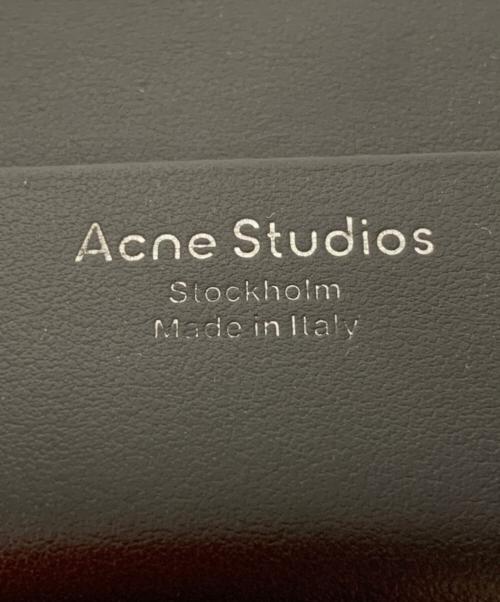 Acne studios（アクネ ストゥディオズ）ACNE STUDIOS (アクネ ストゥディオズ) レザーカードケースψ ブラックの古着・服飾アイテム