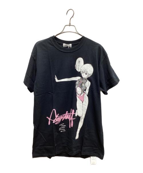 flagstuff（フラグスタフ）flagstuff (フラグスタフ) 電影少女 (デンエイショウジョ) Hehehe Tee ブラック サイズ:L 未使用品の古着・服飾アイテム