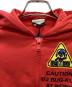 中古・古着 FENDI (フェンディ) DJ BUG-KUN FULL ZIP HOODIE レッド サイズ:4A(107cm)：10000円