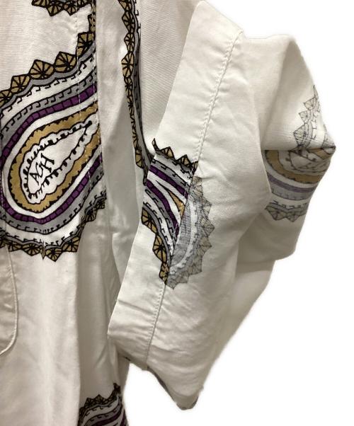 WACKO MARIA（ワコマリア）WACKO MARIA (ワコマリア) BUDSPOOL (バッズプール) 21SS ×舐達麻 HAWAIIAN SHIRT Type 2 ホワイト サイズ:Mの古着・服飾アイテム