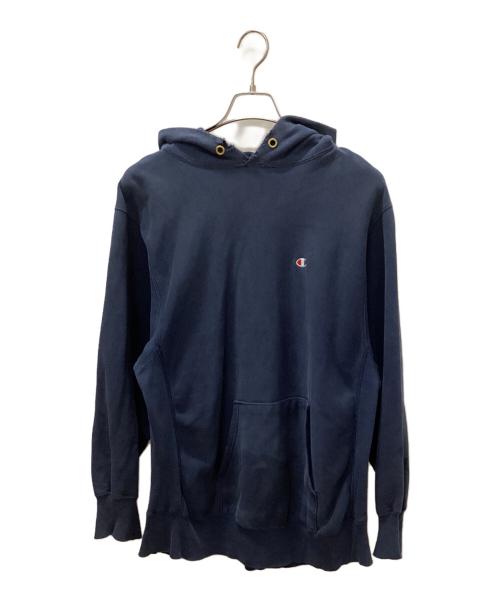 Champion REVERSE WEAVE（チャンピオン リバース ウィーブ）Champion REVERSE WEAVE (チャンピオン リバース ウィーブ) 80S目付きパーカー ネイビー サイズ:XLの古着・服飾アイテム